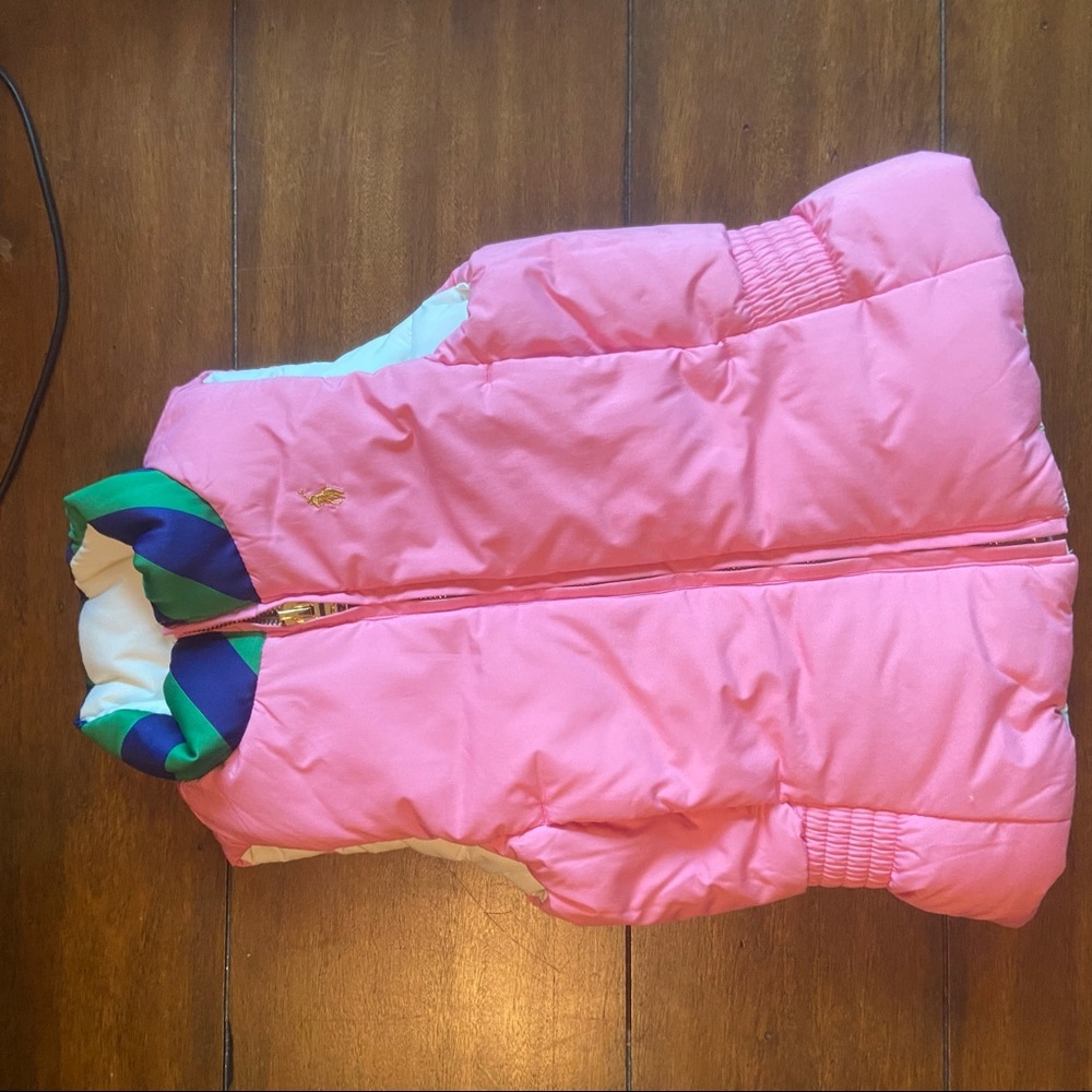 Polo Ralph Lauren Pink Puffer Vest
